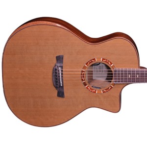 Crafter VLG-17CE Pro Solid Top Grand Auditorium Cutaway - Natural